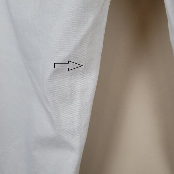 Adriano Goldschmied The Legging Ankle Super Skinny Jeans Raw Hem White Size 30 - Picture 10 of 14